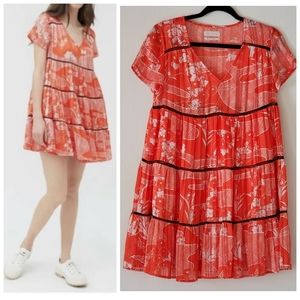 Urban Outfitters Pippa Chiffon Floral Dress.‎